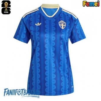 Suedia Echipament de Fotbal Replică Mondial 2026 Femei Deplasare
